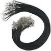 Colar Estendido de Cordão Encerado Coreano de 1,5mm Acessórios de Joalheria DIY Colar com Pingente Corrente para Clavícula Fecho Lagosta Gargantilha