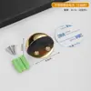 Acero Inoxidable Tortuga Superior Pinza de Puerta Ventosa Perforadora/Sin Perforación Goma Semicírculo Magnético Tope de Puerta Pinza de Puerta Espesado Tope de Puerta Golpe