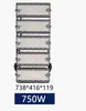 Módulo de fábrica holofote LED de alta potência 500W para docas e portos, iluminação de poste alto, holofote de estádio dimerizável