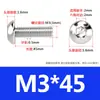 Tornillos de Cabeza Semiredonda de Acero Inoxidable 316 con Agujero Hexagonal, Pernos de Cabeza Hexagonal Iso7380 M3M4M5M6