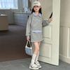 Vestido de Primavera para Niña Ropa Deportiva para Niño Conjunto de Dos Piezas Ropa Casual Coreana para Niños Traje de Estilo Universitario de Moda para Niño