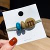 Elásticos de Cabelo Estilo Coreano M&M, Faixas de Cabelo, Borrachinhas, Acessórios Simples de Cabelo para Mulheres, Atacado, Amarrados, Alta Elasticidade