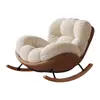 Silla mecedora nube simple para balcón, sala de estar, sillón de ocio para dormitorio, uso doméstico, silla sofá perezoso para siesta de niñas con forma de caracol