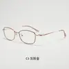 Óculos de metal com filtro de luz azul, estilo coreano retrô fashion, novos óculos planos da moda, personalizados para o mercado internacional, moda 2026 para mulheres