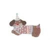 Nuevo Dibujo Animado de Primavera Cachorro Saltando Accesorios Acrílicos Hechos a Mano Material DIY Parche Lindo para Cabeza Venta al por Mayor