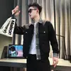 Chaqueta Falsa de Dos Piezas para Hombre Otoño Elemento Esencial Chaqueta con Sentido de Alta Gama 2023 Nueva Marca Tendencia Británica Yapi Top para Hombre