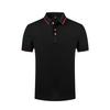 Verão respirável POLO camisa manga curta camiseta impressa publicidade camisa trabalho roupas bordadas cultura camisa lap logotipo personalizado