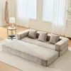 Sofá-Cama Dobrável de Três Lugares para Apartamento Pequeno, Comprimido a Vácuo, Dupla Finalidade, com Esponja de Alta Densidade e Veludo para a Sala de Estar