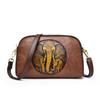 Venta al por mayor transfronteriza Bolso cruzado de estilo étnico nuevo Bolso de hombro para mujer Versátil Bolso para teléfono móvil Moda Doble capa Tendencia de alta gama