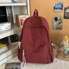 Mochila Escolar para Estudiante Universitario Estilo Coreano Ins Simple Cuadros Mochila para Estudiante de Secundaria Mochila Casual de Moda