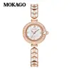 Mo Ka Relógio de Quartzo Leve Luxo Nicho Diamante Feminino Pequeno Mostrador Casual Alto Senso Feminino Relógio de Quartzo Atacado