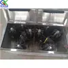 Pequeña Lavadora de Cubos Móvil Lavadora de Cubos con Cepillo Giratorio Fábrica de Agua Pura Totalmente Automática Máquina Limpiadora de Cubos