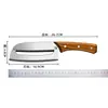 Cuchillo para caña de azúcar cuchillo para piña artefacto comercial para pelar caña de azúcar clip para ojos de acero inoxidable engrosado cuchillo para frutas machete pequeño