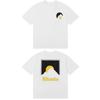 Marca de moda estadounidense, diseño de nicho, Rhude, camiseta holgada de manga corta para parejas de hombres y mujeres, de calle alta, de moda de media manga para primavera y verano.