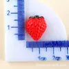 Acessórios de Resina DIY Cereja Materiais para Cola Cremosa DIY Presilhas de Cabelo Fruta Morango Infantil Acessórios para Capa de Celular