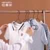 Nuevo Estilo Hierro Madera Hogar Pequeño y Mediano Niños Perchero de Madera Armario de Madera Soporte para Ropa Colgador Ropa Bebé Hierro Niños Colgar Ropa