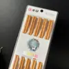 Caixa blister 10 pares de hashis de bambu doméstico sem nó cor natural hashis de bambu barraca de rua rio lago hashis de bambu carbonizado atacado