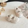 Zapatos de Felpa para Niñas Otoño e Invierno con Forro Adicional para Calidez, Botines Cortos para Niños, Zapatos de Princesa para Bebé Estilo Coreano, Mocasines con Lazo