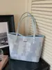 Bolso Tote Trendy de Estilo Coreano de Gran Capacidad, Bolso de Hombro Elegante y de Moda, Nuevo Modelo 2026, Bolso de Mano Simple de Gran Capacidad
