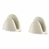 Conjunto Doméstico de Cozinha Anti-Escaldante Multifuncional Prato Anti-Derrapante para Legumes no Vapor Clip para Tigela Luvas de Isolamento Ferramentas Manuais Anti-Escaldantes