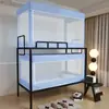 Mosquiteiro Dormitório Estudantil Cama Elástica Dormitório Cama Superior Cama Inferior Cama de Solteiro Universal Retrátil Zíper Iurta