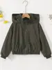 Jaquetas Novas Estilo Primavera e Outono para Meninos com Capuz e Zíper, Roupas Infantis Estilo Esportivo e Casual da Moda Atacado