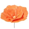 Suprimentos para casamento: Decoração de flor grande de papoula de PE para expositores de casamento, decoração de parede de fundo de sala de estar, flores artificiais para vitrines de shopping