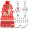 Chaveiro pingente cortador de unha de Natal novo produto transfronteiriço Fundo de festa tema Natal lembrancinhas pequenas saco de doces
