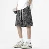 2025 Camuflaje Marca de Moda Retro Estampado Completo Shorts para Hombre Ins Verano Sueltos Casual Estilo Hawaiano Casual Pantalones de Playa