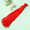 Cuerda de Cintura de Cinturón Tejido Fino 75D Accesorios para Ropa Tira Lateral de Color Cinta de 1 cm Cinturón de Tejido de Urdimbre Correa Cruzada 200 Colores