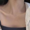 Collar de Espiga de Trigo Chapado en Plata 925 para Mujer, Lujo Accesible Diseño de Nicho, Sentido de Gama Alta Ins No se Desvanece Regalo de San Valentín para Novia