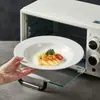 Color Bajo Vidriado 2026 Nuevos Tazones Blancos Puros, Palillos, Platos, Tazones y Platos Sencillos, Juego de Platos Estilo Occidental, Vajilla de Cerámica para el Hogar