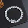 Pulsera de gato con cuentas para comercio exterior de Amazon, moderna y única, versátil para el uso diario, pulsera con cordón elástico, regalo de cumpleaños