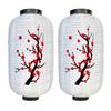 Linterna de calabaza cerosa linterna de exterior impermeable festiva tela de seda linterna de flor de ciruelo al por mayor linterna japonesa y coreana plegable de flor de durazno