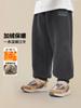 Calças Esportivas Forradas com Lã para Meninos Estilo Europeu Direito Roupas de Inverno Outono e Inverno Roupas Infantis Calças de Moletom Grossas de Lã Infantil para Bebês Inverno