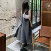 Vestido de Viaje Simple de Alta Gama con Pliegues Miyake Modelo Nuevo 2026 Elegante y Digno para Mujer