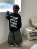 Ropa para Niños Camiseta Holgada de Manga Larga Tops de Otoño para Niños 2025 Nuevo Estilo Camiseta Básica Moderna para Niños Mayores