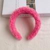 Estilo coreano Novo Estilo Cordeiro Pelúcia Cabelo Hoop Menina Doce Cor Bonito Cyber Celebridade Mao Mao Largo Cabelo Hoop Todos os acessórios de cabelo combinando para mulheres