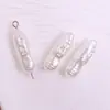 Moda Barroco Perla de Imitación Irregular Tira Larga Agujero Recto Cuentas DIY Collar Cuentas Sueltas Pulsera Cuentas Cadena de Teléfono Accesorios