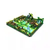 Castelo Inflável Infantil Trampolim Grande Externo Castelo Travesso Praça Parque Externo Pequeno Popular Tobogã Inflável