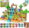 Bloques de Construcción Magnéticos Populares de Amazon Cubo Magnético Bloques de Construcción Educativo Castillo Rosa 3D Juguete para Niña