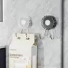 Gancho com Ventosa, Sem Furo, Forte Capacidade de Carga, Gancho Adesivo Sem Vestígios para Banheiro Vaso Sanitário, Gancho Adesivo a Vácuo para Roupas e Toalhas de Papel para Porta