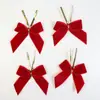 Cinta de Lona Cinta de Terciopelo Lazo Navideño Decoración de Árbol de Navidad Accesorios para Joyería DIY Nudo para Empaque de Regalos Se Puede Personalizar