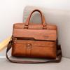 Bolsos para Hombre al por Mayor Transfronterizos, Bolsos de Mano para Negocios, Bolsos Casuales de Hombro Cruzados de Gran Capacidad, Maletines para Hombre, Bolsos de Cuero, Impermeables