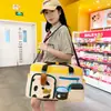 Bolso cruzado deportivo y de fitness, bolso de mano de gran capacidad para viajes, diseño de nicho, bolso de viaje de color block para viajes cortos para mujer