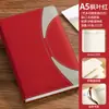 Caderno A5 com Blocos de Cor Personalizado Novo Estilo Reunião de Escritório Caderno de Negócios Caderno Empresarial Personalização com Impressão de Logotipo Disponível