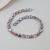 Perlas de agua dulce naturales 12-13 mm perlas botón moradas cuentas sueltas collar semiacabado accesorios de joyería DIY al por mayor