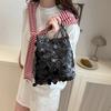 Bolsa de Ombro/Transversal de Balde Fashion Versátil com Corrente, Design de Nicho com Lantejoulas, Tendência de Moda Verão 2026