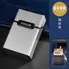 Estuche para cigarrillos para 20 cigarrillos, superficie de aleación de aluminio, adecuado para hombres, portátil, personalizado, creativo, antipresión, resistente a la humedad, paquete blando