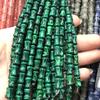 Nueva piedra natural de 6 x 10 mm, bambú, cristal púrpura, ágata roja, suelta, hecha a mano, pulsera, collar, accesorios de joyería